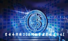 星云币停牌了？这对投资